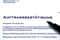 Auftragsbestätigung